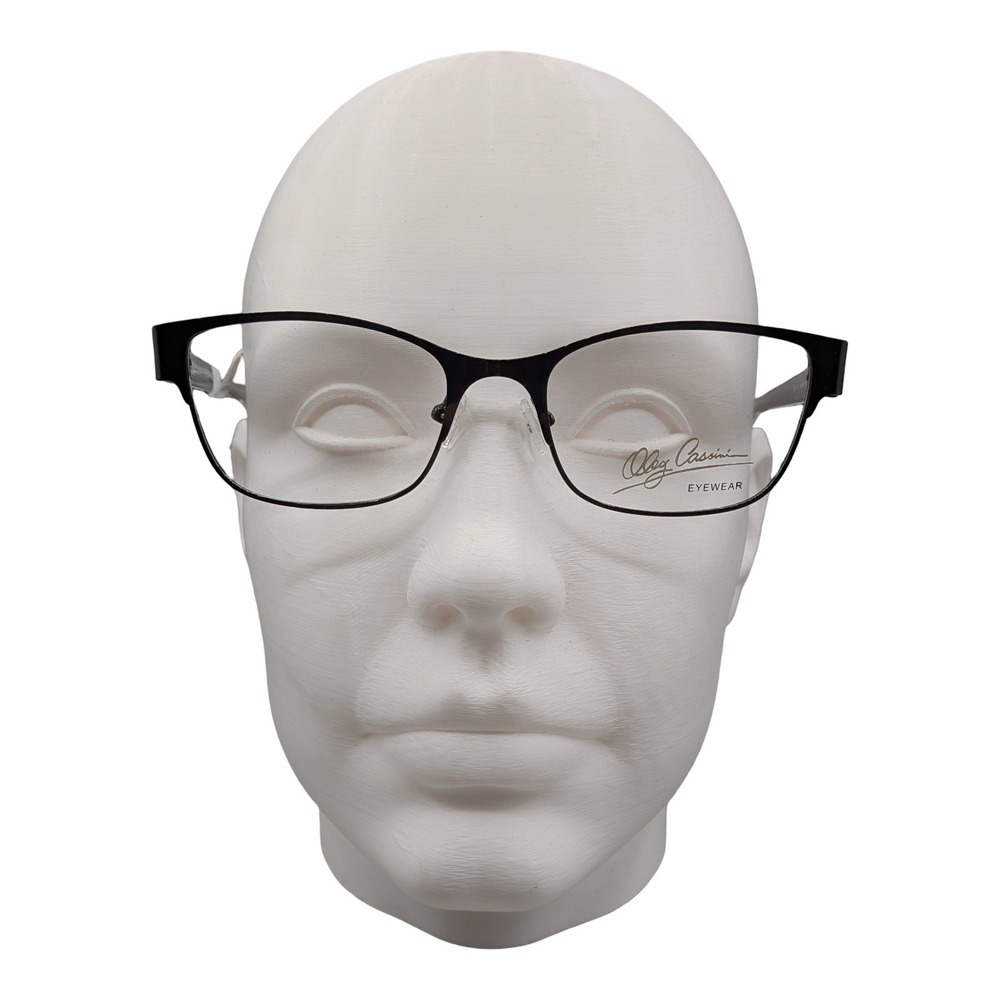 Oleg Cassini‎ OCOV617 001 Eyeglasses Black Gray Fade 54-19-140 Women New